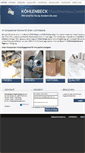 Mobile Screenshot of koehlenbeck.com